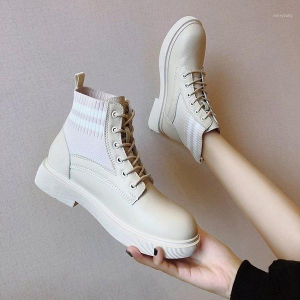 leather solid boots women white ankle boots punk motorcycle female autumn winter shoes for women shoes woman lace up1, Black
leather solid boots women white ankle boots punk motorcycle female autumn winter shoes for women shoes woman lace up1, Black
