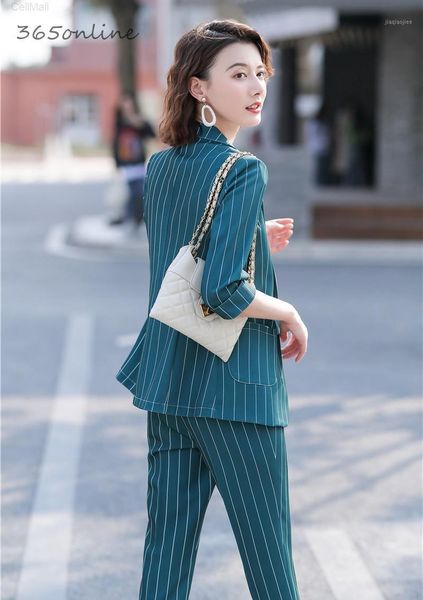 2020 spring summer fashion striped formal business suits women styles blazers pantsuits for ladies office work wear set1, White
2020 spring summer fashion striped formal business suits women styles blazers pantsuits for ladies office work wear set1, White