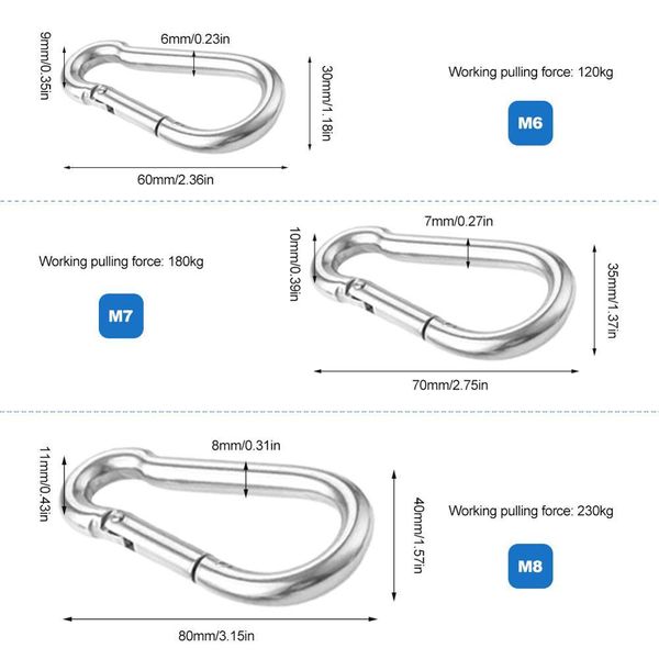 carabiner clip multifunctional spring snap carabiner quick link lock ring hook mountaineering buckle hammock swing h wmtbbd
carabiner clip multifunctional spring snap carabiner quick link lock ring hook mountaineering buckle hammock swing h wmtbbd