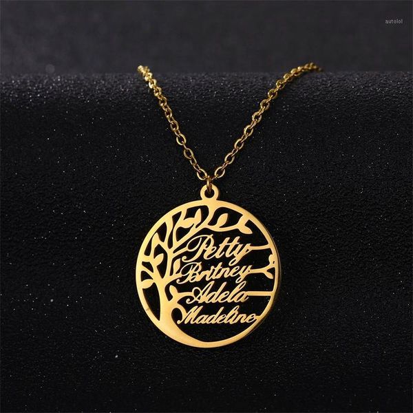 custom name necklace statement family tree necklaces for women stainless steel personalized nameplate jewelry christmas gift1, Silver
custom name necklace statement family tree necklaces for women stainless steel personalized nameplate jewelry christmas gift1, Silver