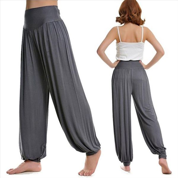 casual loose leisure pants yo ga dance long pants loose sports soft women solid bloomers fitness sports yo ga, Black;white
casual loose leisure pants yo ga dance long pants loose sports soft women solid bloomers fitness sports yo ga, Black;white