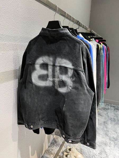 women's jackets autumn and winter high version b family graffiti bb luminous heavy industry washing br jacket men's women's s, Black;brown
women's jackets autumn and winter high version b family graffiti bb luminous heavy industry washing br jacket men's women's s, Black;brown