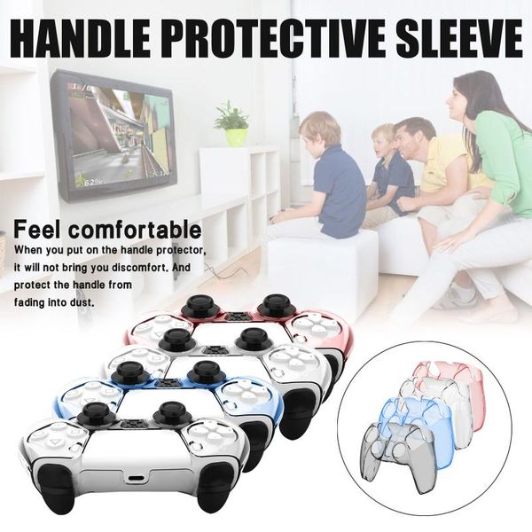 soft silicone gel rubber case cover for game handle silicone protective cover ps5 handle protective gamepad controle
soft silicone gel rubber case cover for game handle silicone protective cover ps5 handle protective gamepad controle
