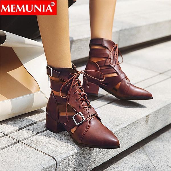 boots memunia 2021 summer shoes ankle for women pointed toe lace up square heels classic prom big size 34-461, Black
boots memunia 2021 summer shoes ankle for women pointed toe lace up square heels classic prom big size 34-461, Black