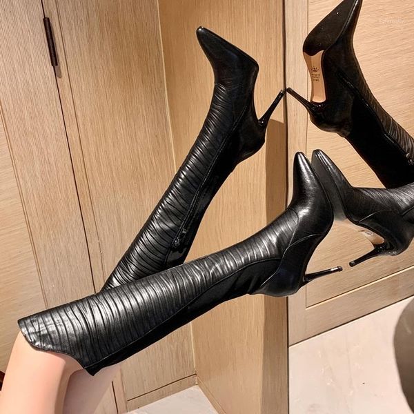 boots women autumn winter warm black zipper dress party basic shoes woman riding high heels pointed toe knee boots1
boots women autumn winter warm black zipper dress party basic shoes woman riding high heels pointed toe knee boots1