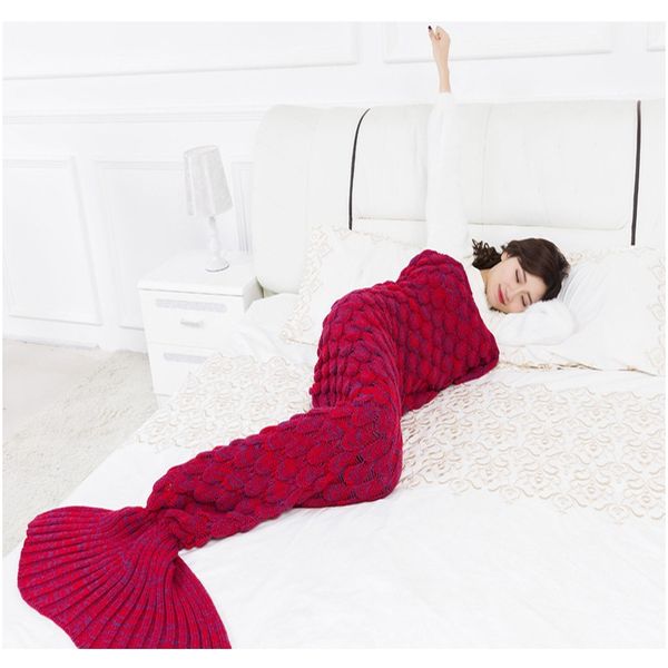 super soft knitted mermaid tail blanket crochet handmade all seasons sleeping bag for kids birthday christmas gift f bbydam
super soft knitted mermaid tail blanket crochet handmade all seasons sleeping bag for kids birthday christmas gift f bbydam