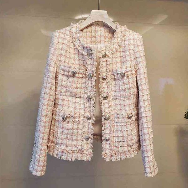 women's jackets tassel plaid tweed women o-neck double buttons luxury elegant wool coats office lady autumn winter outwear loose b355 o, Black;brown
women's jackets tassel plaid tweed women o-neck double buttons luxury elegant wool coats office lady autumn winter outwear loose b355 o, Black;brown
