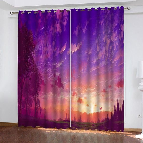 curtain & drapes po purple scenery curtains bedroom living room windproof thickening blackout
curtain & drapes po purple scenery curtains bedroom living room windproof thickening blackout