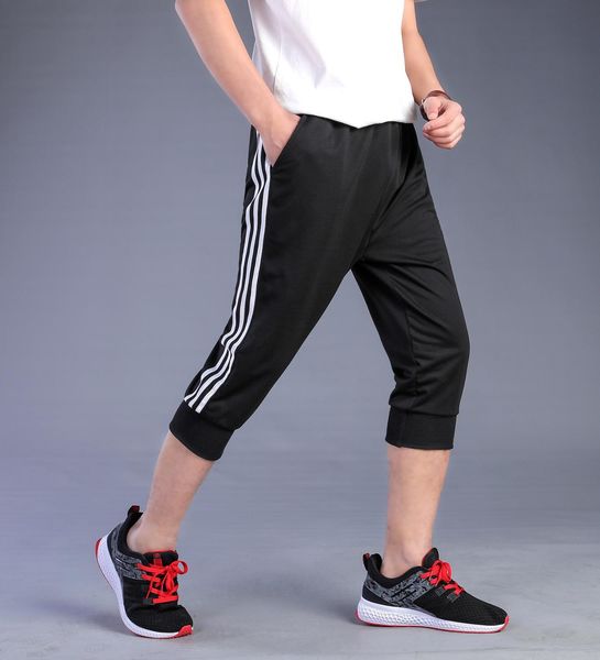 casual sports of men version releases fitness running calf-length pants summer sweatpants, Black
casual sports of men version releases fitness running calf-length pants summer sweatpants, Black