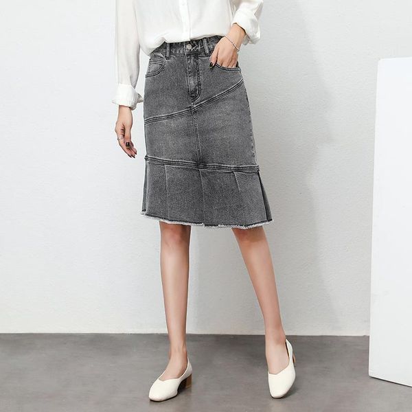 autumn office lady mermaid skirt summer 2020 fashion pockets vintage elegant hip mid jeans skirt grey blue in stock1, Black
autumn office lady mermaid skirt summer 2020 fashion pockets vintage elegant hip mid jeans skirt grey blue in stock1, Black