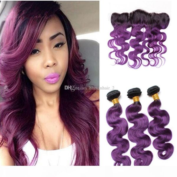 purple ombre hair with lace frontal closure body wave human brazilian virgin hair bundles with 13*4 lace frontal closure 4pcs lot, Black;brown
purple ombre hair with lace frontal closure body wave human brazilian virgin hair bundles with 13*4 lace frontal closure 4pcs lot, Black;brown