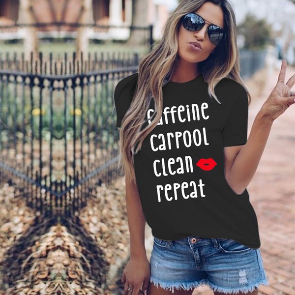 women's wear european and american print personalized red lip t-shirt women's amazon round neck cotton short sleeve top, White
women's wear european and american print personalized red lip t-shirt women's amazon round neck cotton short sleeve top, White