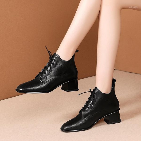 boots 100% cow leather women's square toe thick high heels ladies ankle lace up working night club shoes woman1, Black
boots 100% cow leather women's square toe thick high heels ladies ankle lace up working night club shoes woman1, Black