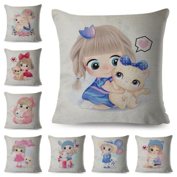 cushion/decorative pillow cute child girl and cat cushion cover for children room sofa home car decor lovely cartoon case linen pillowcase 4
cushion/decorative pillow cute child girl and cat cushion cover for children room sofa home car decor lovely cartoon case linen pillowcase 4