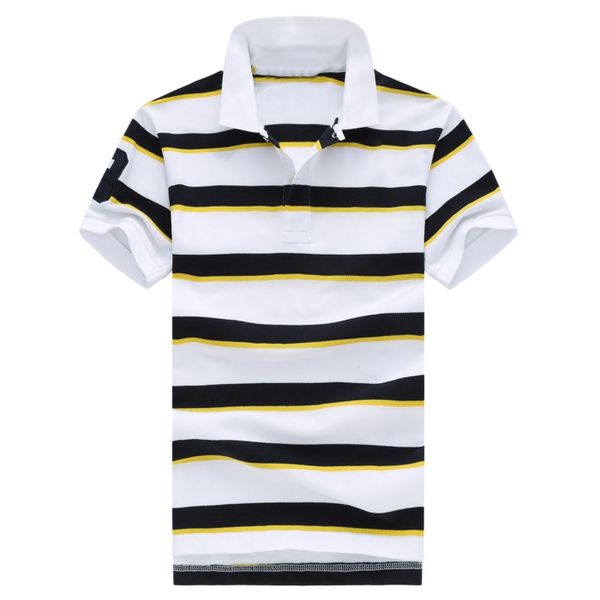 2022 summer new men polos 100% cotton men's sleeves casual fashion men's striped lapel polo shirt 2 colors s-xxl, White;black
2022 summer new men polos 100% cotton men's sleeves casual fashion men's striped lapel polo shirt 2 colors s-xxl, White;black