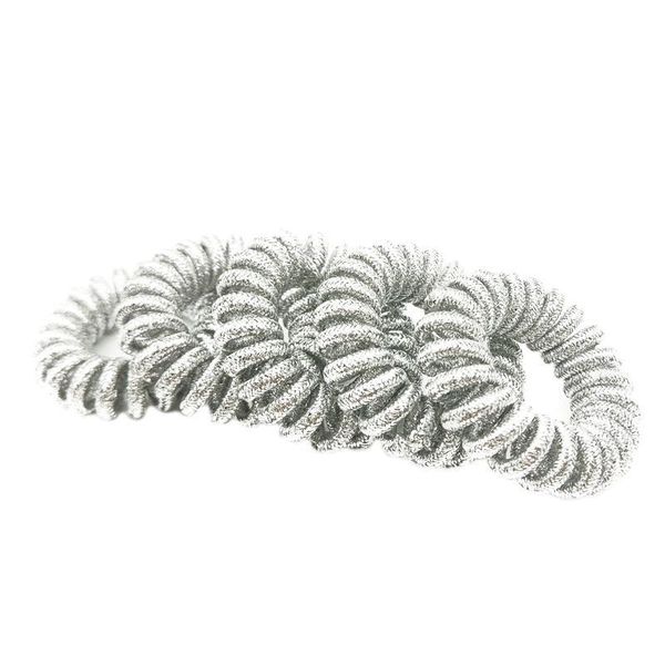 telephone wire line cord traceless silver wrap cloth ring gum elastic band girl's hair scrunchy size 3.5cm q qylwrf
telephone wire line cord traceless silver wrap cloth ring gum elastic band girl's hair scrunchy size 3.5cm q qylwrf