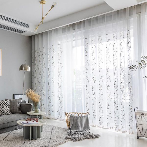 curtain & drapes pastoral simplicity small green leaves embroidered window screens sheer tulle curtains for living room bedroom m199&30
curtain & drapes pastoral simplicity small green leaves embroidered window screens sheer tulle curtains for living room bedroom m199&30