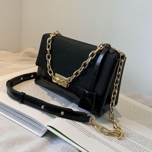 vintage thick chain female tote bag scrub leather women's designer brand handbags large tide shoulder messenger bag
vintage thick chain female tote bag scrub leather women's designer brand handbags large tide shoulder messenger bag