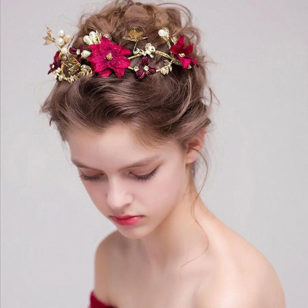 bohemia style red bridal headband wedding pearl flower bride tiaras hairband headdess crystal butterfly hair bands headdress, Golden;silver
bohemia style red bridal headband wedding pearl flower bride tiaras hairband headdess crystal butterfly hair bands headdress, Golden;silver