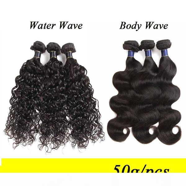brazilian water wave virgin human hair weaves 50g pcs peruvian malaysian indian body wave human hair wefts body wave, Black
brazilian water wave virgin human hair weaves 50g pcs peruvian malaysian indian body wave human hair wefts body wave, Black
