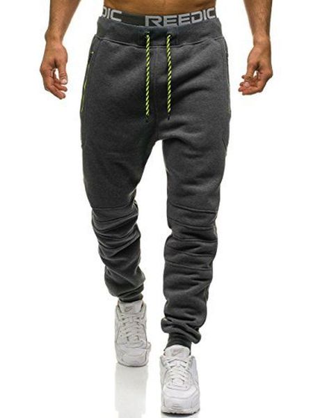 men's pants sportswear full elastic casual for men fitness tight sweatpants jogger, Black
men's pants sportswear full elastic casual for men fitness tight sweatpants jogger, Black
