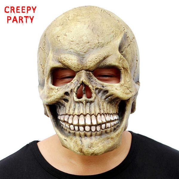 factory20f0latex mask full head realistic scary party skull mask horror halloween mask cosplay toy props
factory20f0latex mask full head realistic scary party skull mask horror halloween mask cosplay toy props