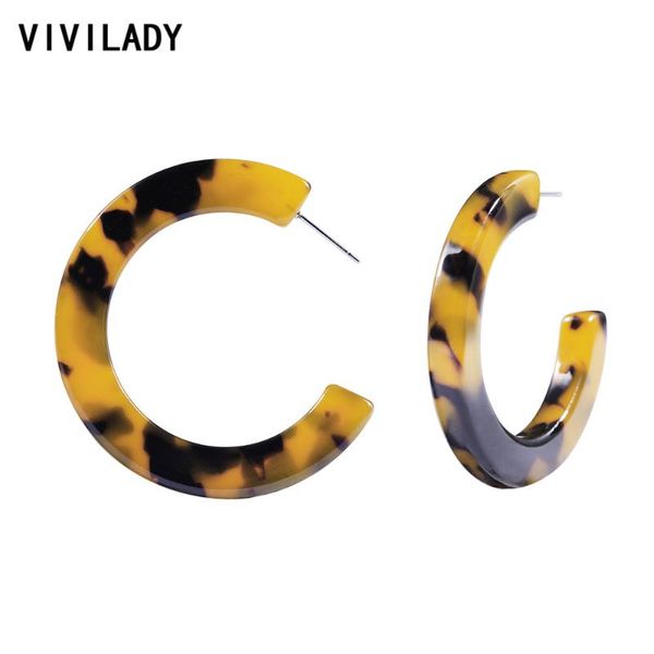 charm vivilady minimalist style acetic acid tortoiseshell c shape hoop earrings acrylic lady party simple jewelry, Golden
charm vivilady minimalist style acetic acid tortoiseshell c shape hoop earrings acrylic lady party simple jewelry, Golden
