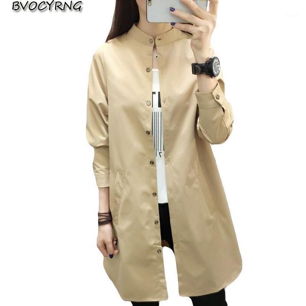 fashion slim women windbreaker 2020 new korean long section single-breasted women's spring clothing coat female thin k00671, Tan;black
fashion slim women windbreaker 2020 new korean long section single-breasted women's spring clothing coat female thin k00671, Tan;black