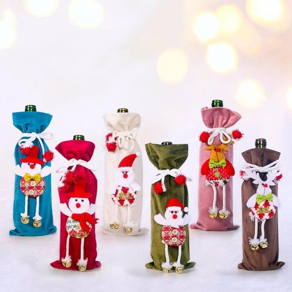 christmas decorations huiran snowman elk santa claus wine bottle set for home 2021 xmas decor supplies year1
christmas decorations huiran snowman elk santa claus wine bottle set for home 2021 xmas decor supplies year1