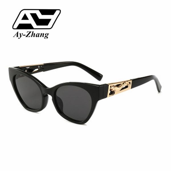 sunglasses ay-zhang cool round style women modern vintage brand design sun glasses golden jumping leopard legs, White;black
sunglasses ay-zhang cool round style women modern vintage brand design sun glasses golden jumping leopard legs, White;black