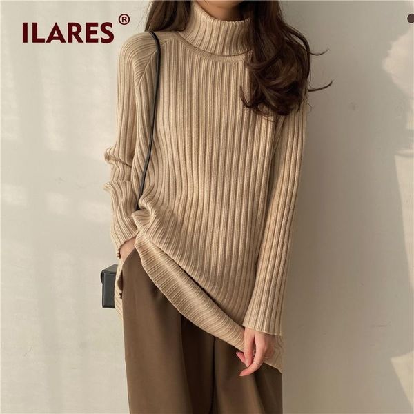 ilares winter korean style fashion high-necked mid-length loose stretch thicken clothes sweater women 10 colors, White;black
ilares winter korean style fashion high-necked mid-length loose stretch thicken clothes sweater women 10 colors, White;black