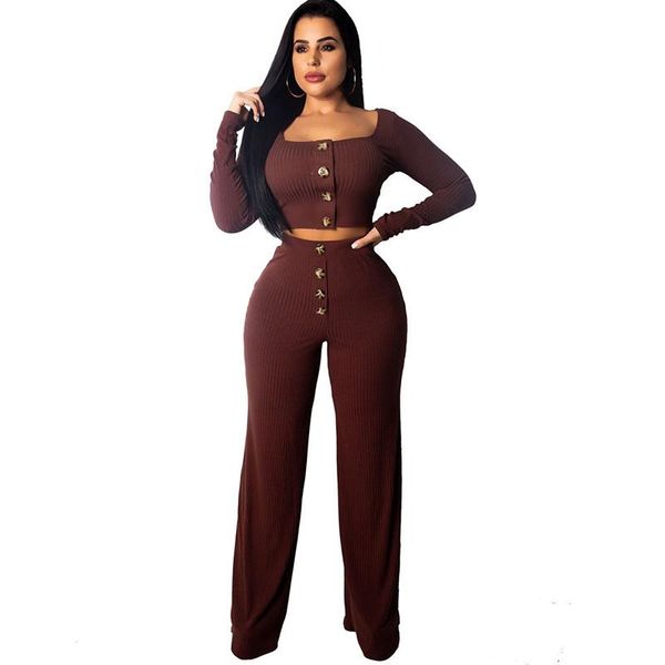 ribbed two piece sweat suits women square collar long sleeve knit crop and wide leg pants set casual 2 piece outfits, Gray
ribbed two piece sweat suits women square collar long sleeve knit crop and wide leg pants set casual 2 piece outfits, Gray