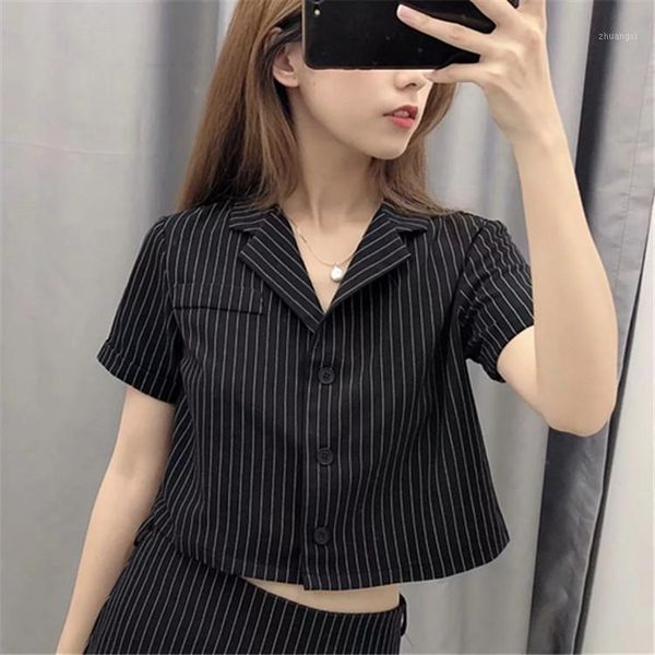 2020 new women short sleeve jackets coat turn down collar crop striped coats outwears street fashion ladies black jacket1, Black;brown
2020 new women short sleeve jackets coat turn down collar crop striped coats outwears street fashion ladies black jacket1, Black;brown