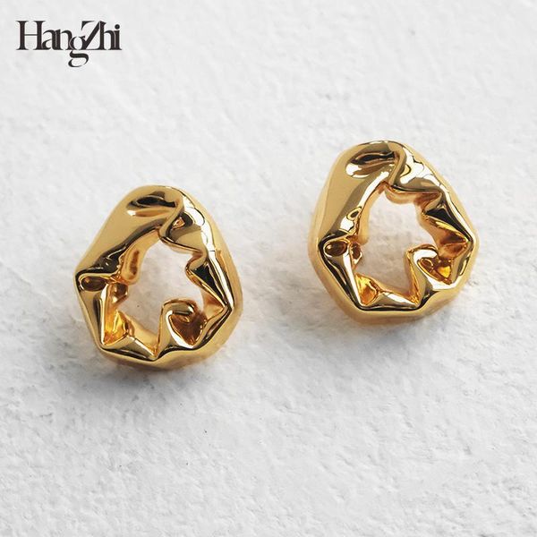 stud hangzhi 2021 punk retro metal geometry irregular hollow fold circle earrings gold color for women girls party jewellery, Golden;silver
stud hangzhi 2021 punk retro metal geometry irregular hollow fold circle earrings gold color for women girls party jewellery, Golden;silver