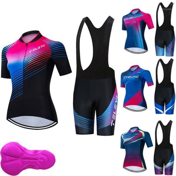 women teleyi girl clothing cycling clothes kits summer short sleeve bib shorts quick-dry mtb racing female set1, Black;blue
women teleyi girl clothing cycling clothes kits summer short sleeve bib shorts quick-dry mtb racing female set1, Black;blue