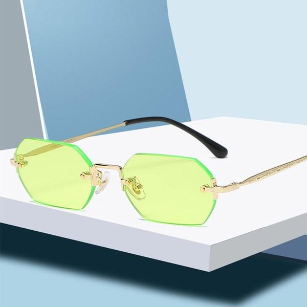 sunglasses ins fashion rectangle for women men fluorescent green party glasses small rimless shades eyewear uv400 gafas de sol, White;black
sunglasses ins fashion rectangle for women men fluorescent green party glasses small rimless shades eyewear uv400 gafas de sol, White;black
