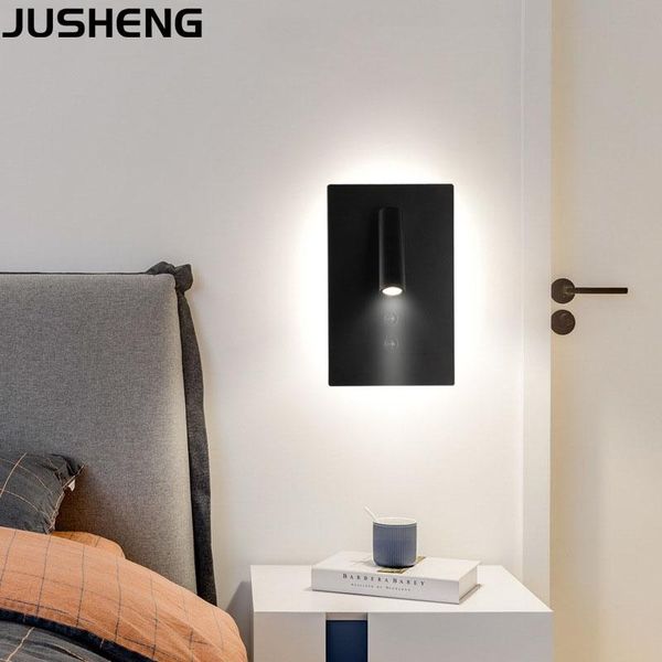 wall lamp jusheng round led bedside with rotated spot light and self-switch art in bedroom
wall lamp jusheng round led bedside with rotated spot light and self-switch art in bedroom