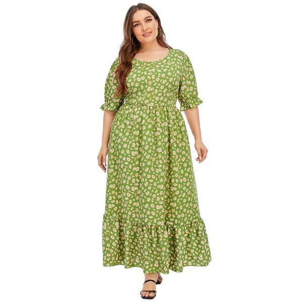party dresses floral boho beach dress women summer short sleeve print ruffles maxi long 5xl plus size clothing, White;black
party dresses floral boho beach dress women summer short sleeve print ruffles maxi long 5xl plus size clothing, White;black