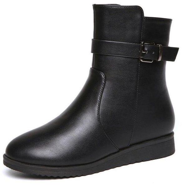 flat bottom women's boots 2020 autumn winter new round toe low-heel fashion boots plus velvet warm women riding snow, Black
flat bottom women's boots 2020 autumn winter new round toe low-heel fashion boots plus velvet warm women riding snow, Black