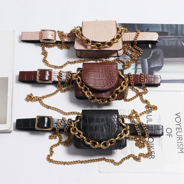 french fashion alligator pattern pu leather waist belts with bag 2020 double chains mini fanny packs women flap messenger bags1
french fashion alligator pattern pu leather waist belts with bag 2020 double chains mini fanny packs women flap messenger bags1