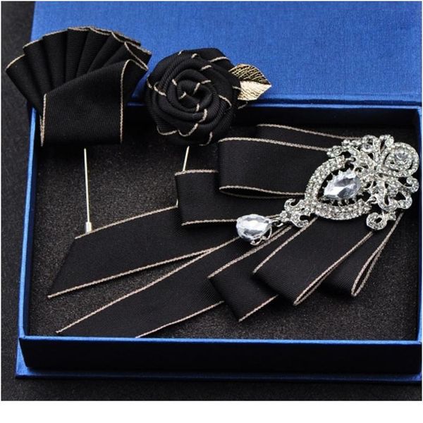 high-quality fashion handmade red diamond bow tie wedding collar bowtie brooch pocket towel square set gifts for men acc jllvzb, Black;gray
high-quality fashion handmade red diamond bow tie wedding collar bowtie brooch pocket towel square set gifts for men acc jllvzb, Black;gray