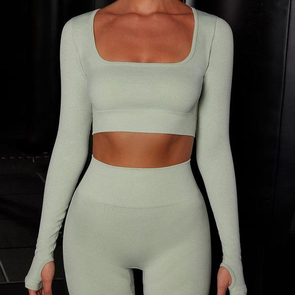 yoga outfits two pieces seamless long sleeves set women running workout gym sportswear female breathable leggings sports bra, White;red
yoga outfits two pieces seamless long sleeves set women running workout gym sportswear female breathable leggings sports bra, White;red