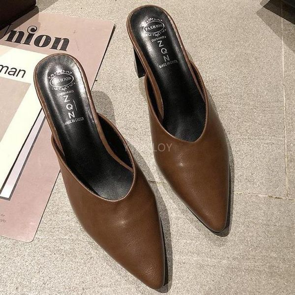 slippers women's summer 2021 thick heel pointed anti slip outdoor leisure zapatillas de casa flip flop sapato feminino, Black
slippers women's summer 2021 thick heel pointed anti slip outdoor leisure zapatillas de casa flip flop sapato feminino, Black