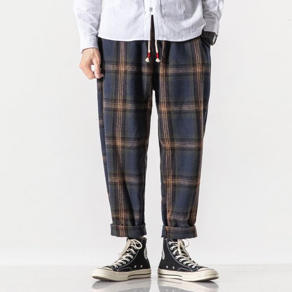 2021 men's thicken warm plaid winter new woman casual oversize woolen trousers chinese style male pants clothing o0xg, Black
2021 men's thicken warm plaid winter new woman casual oversize woolen trousers chinese style male pants clothing o0xg, Black