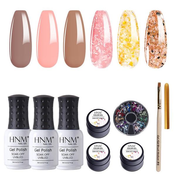 nail gel hnm 6pcs polish set soak off varnish primer uv led stamping gelpolish hybird lacquer semi permanent 8ml+5ml, Red;pink
nail gel hnm 6pcs polish set soak off varnish primer uv led stamping gelpolish hybird lacquer semi permanent 8ml+5ml, Red;pink