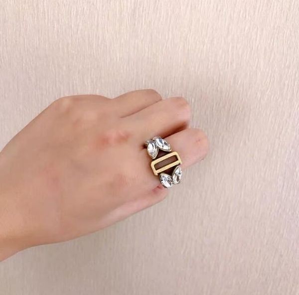 high-quality designer brand ring luxury jewelry d home old retro open ring female letter wheat ear ring social gathering luxury 01, Silver
high-quality designer brand ring luxury jewelry d home old retro open ring female letter wheat ear ring social gathering luxury 01, Silver
