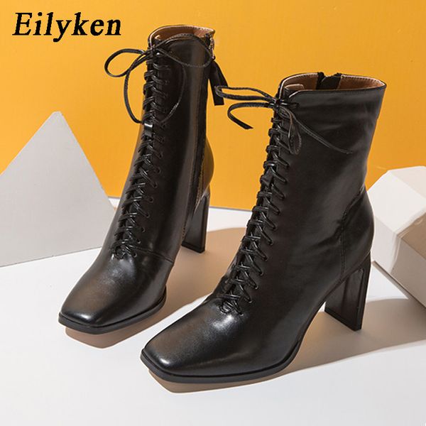 eilyken size 35-42 women square head ankle boots fashion cross strap square high heels winter shoes zipper office lady boots 201125, Black
eilyken size 35-42 women square head ankle boots fashion cross strap square high heels winter shoes zipper office lady boots 201125, Black