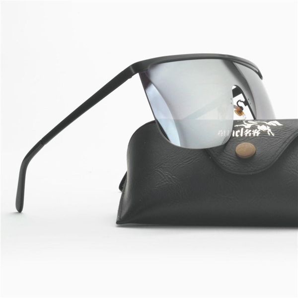 sunglasses fashion women big square frame sun glasses unique brand design reflective color film lens 2021 men fml, White;black
sunglasses fashion women big square frame sun glasses unique brand design reflective color film lens 2021 men fml, White;black