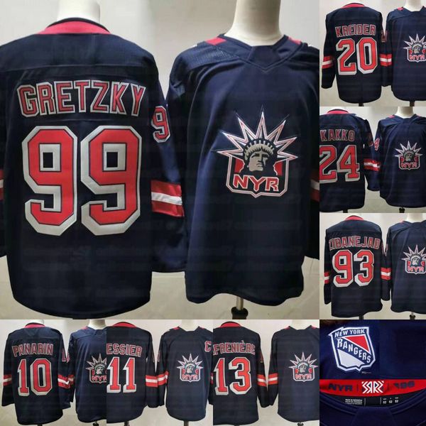 11 mark messier 99 wayne gretzky new york rangers 2021 reverse retro alexis lafreniere kaapo kakk artemi panarin kreider skjei jersey, Black
11 mark messier 99 wayne gretzky new york rangers 2021 reverse retro alexis lafreniere kaapo kakk artemi panarin kreider skjei jersey, Black