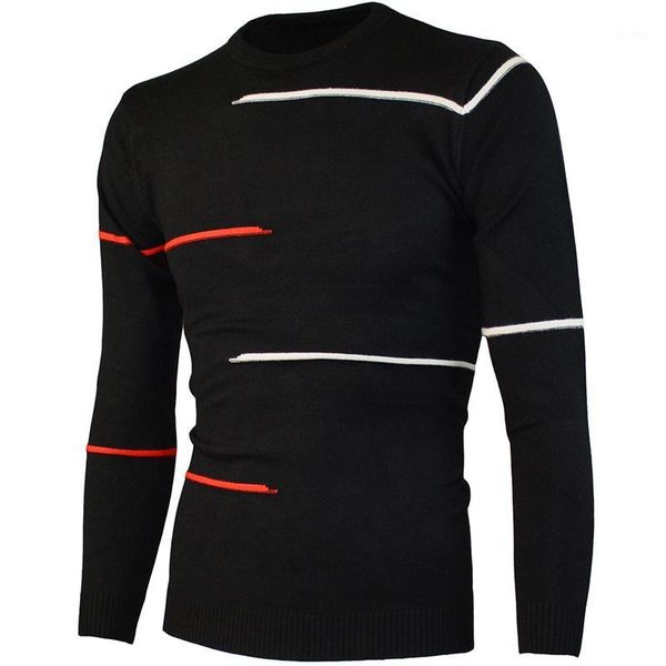 2018 autumn and winter clothing new men's round neck sweater youth fashion wild comfortable soft slim sweater1, White;black
2018 autumn and winter clothing new men's round neck sweater youth fashion wild comfortable soft slim sweater1, White;black